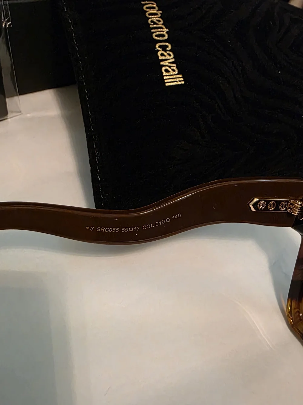 Roberto Cavalli Unisex Brown Tortoiseshell Sunglasses